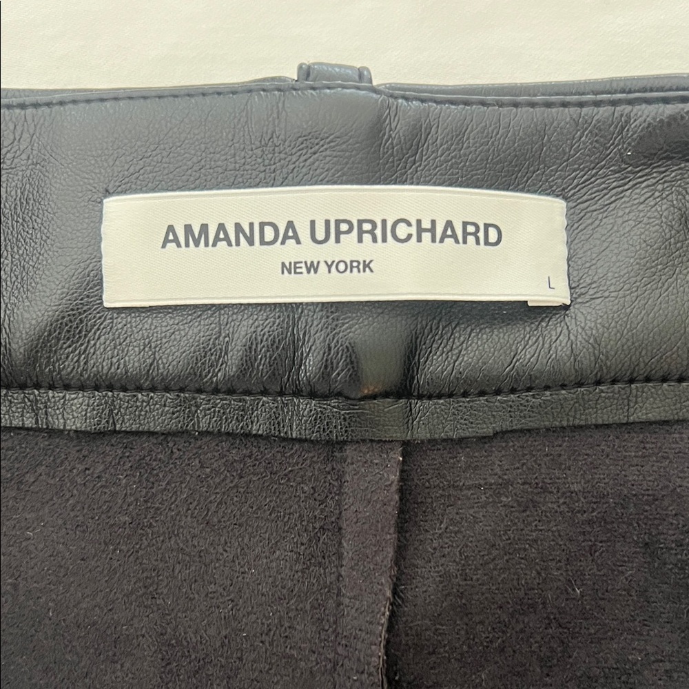 Amanda Uprichard High Waist Black Shorts - Picture 2 of 4